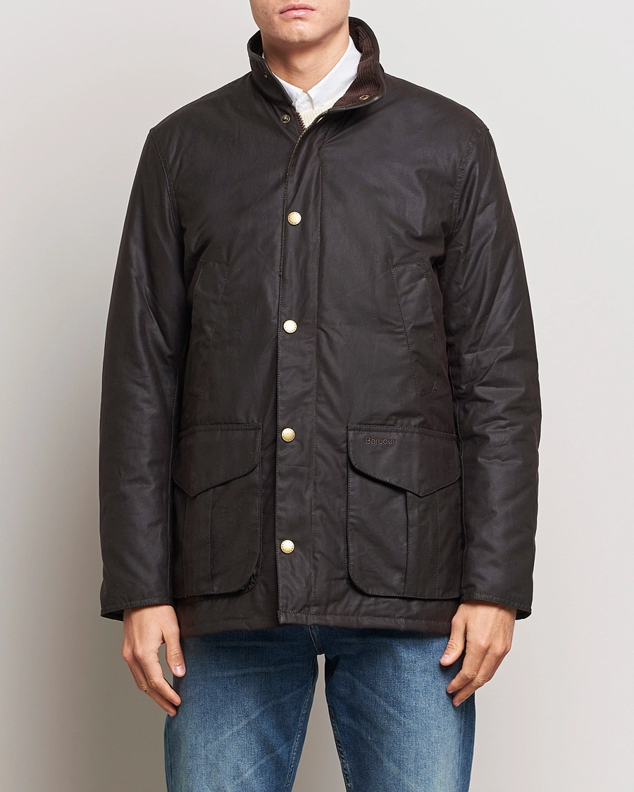 Herr | Vårjackor herr | Barbour Lifestyle | Hereford Wax Jacket Rustic