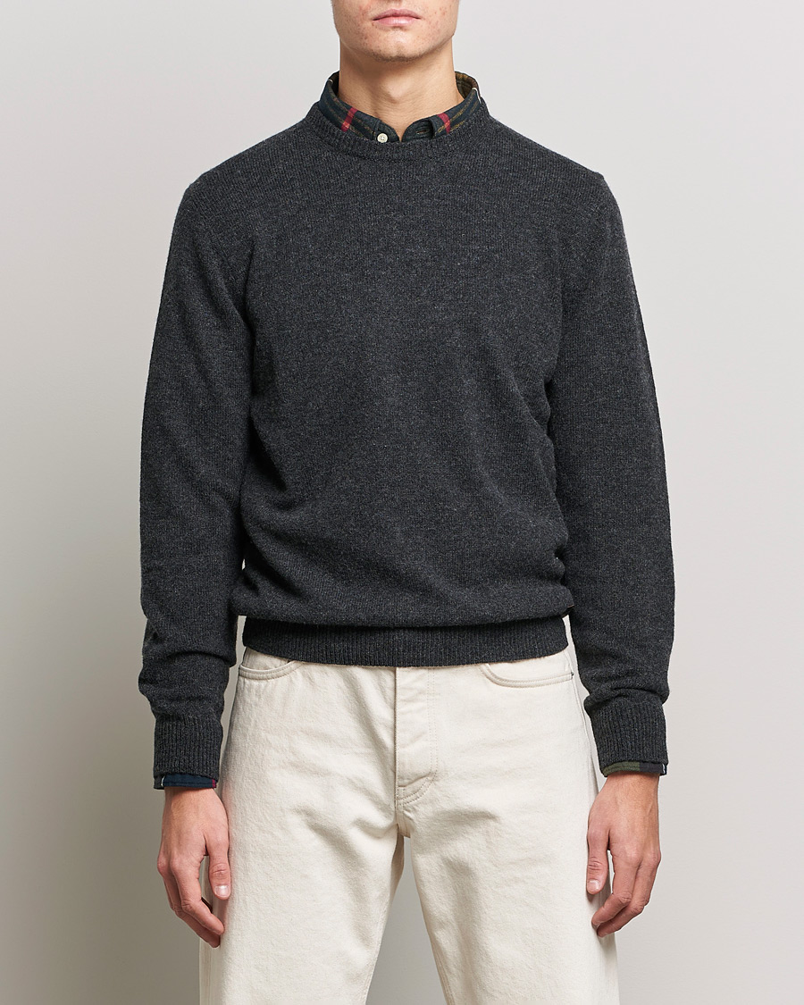 Herr | | Barbour Lifestyle | Patch Crew Charcoal