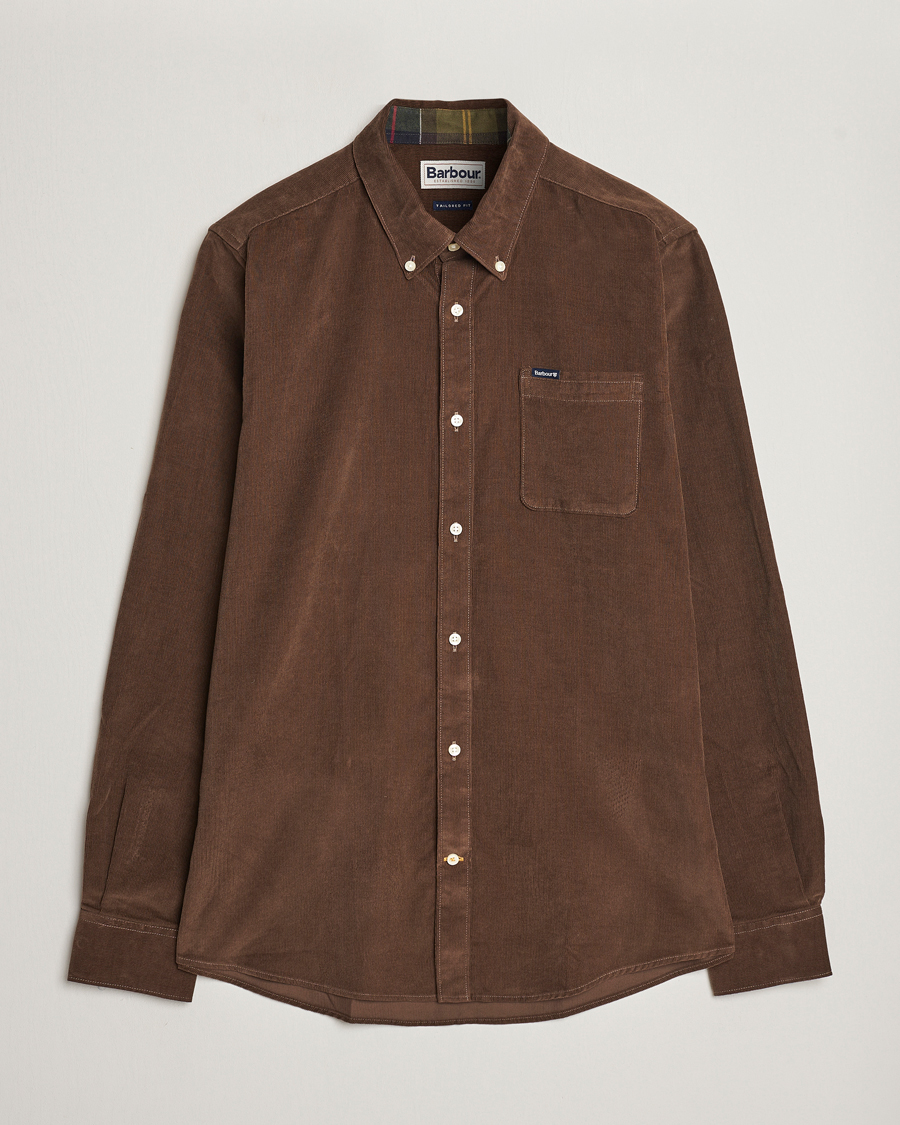 Herr | Skjortor | Barbour Lifestyle | Ramsey Corduroy Shirt Brown