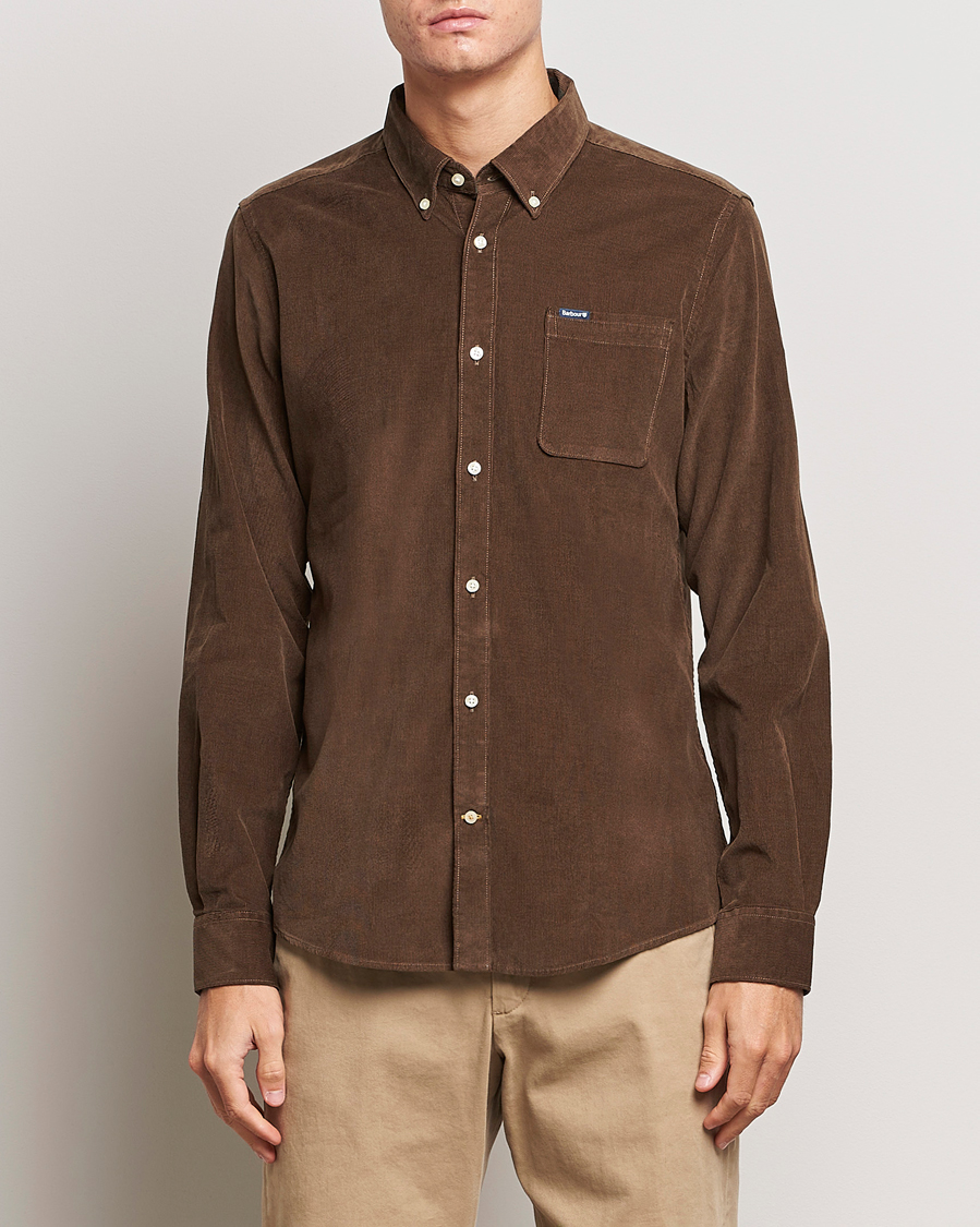 Herr | Skjortor | Barbour Lifestyle | Ramsey Corduroy Shirt Brown