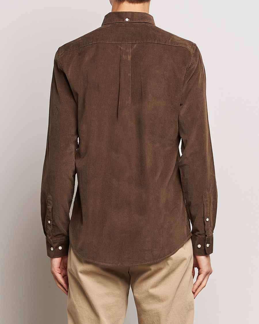 Herr | Skjortor | Barbour Lifestyle | Ramsey Corduroy Shirt Brown