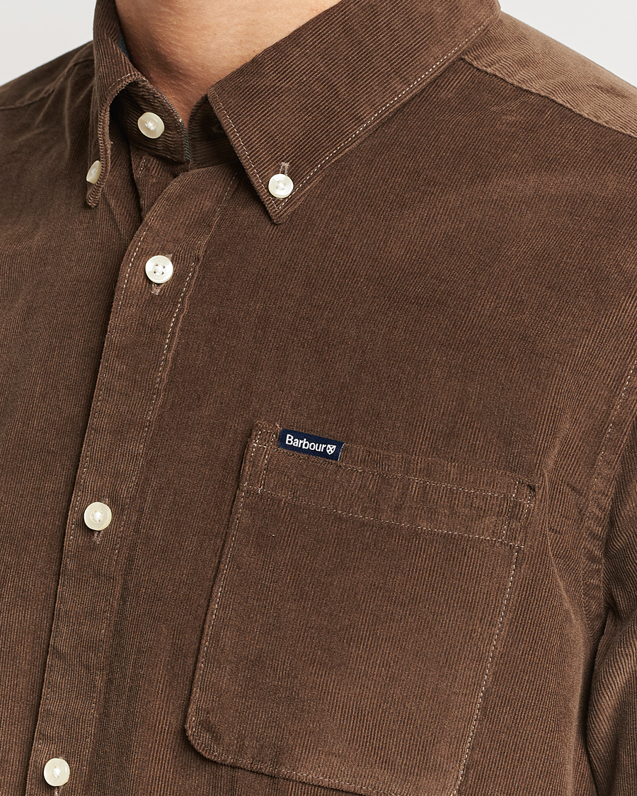 Herr | Skjortor | Barbour Lifestyle | Ramsey Corduroy Shirt Brown