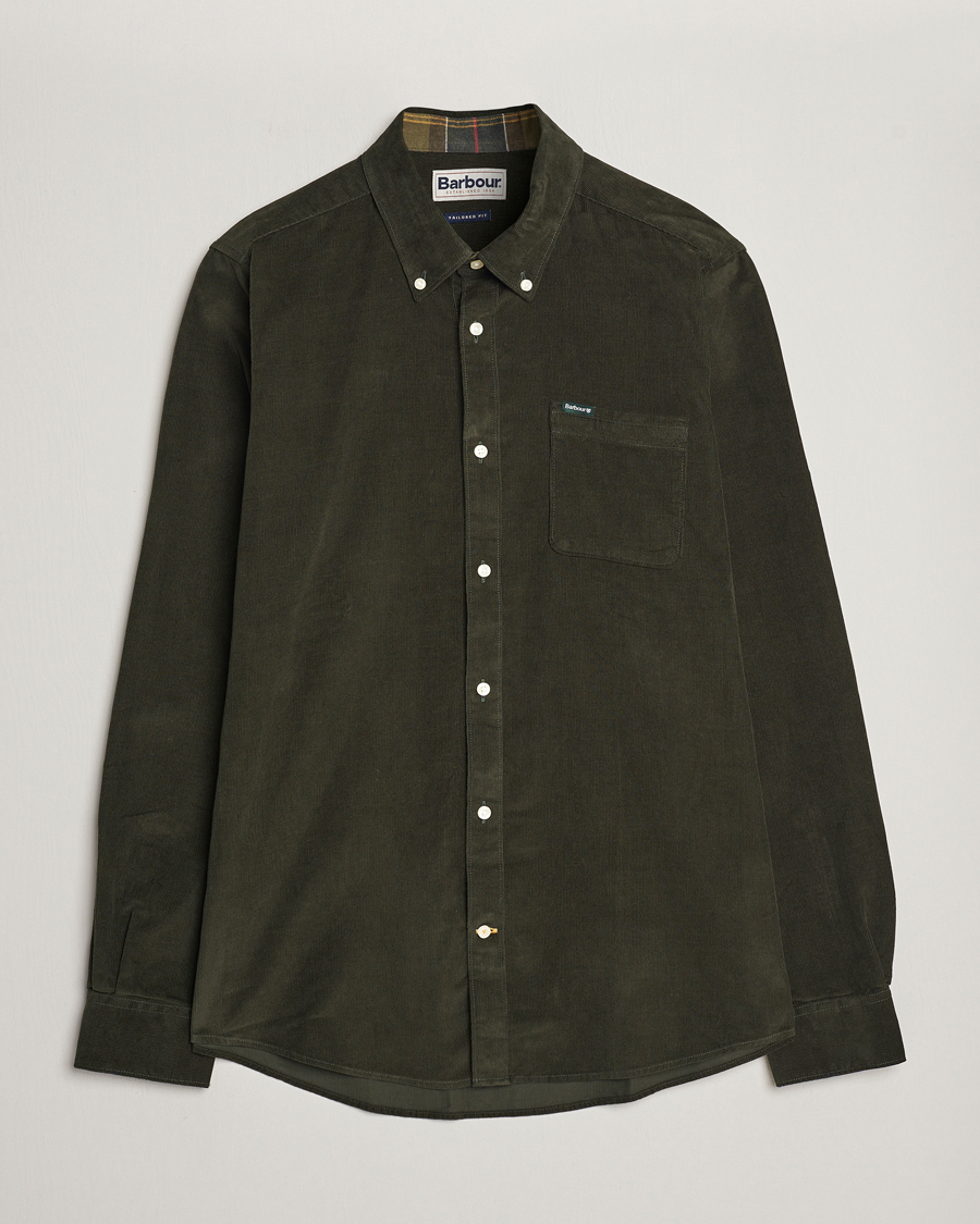 Herr | Skjortor | Barbour Lifestyle | Ramsey Corduroy Shirt Forest