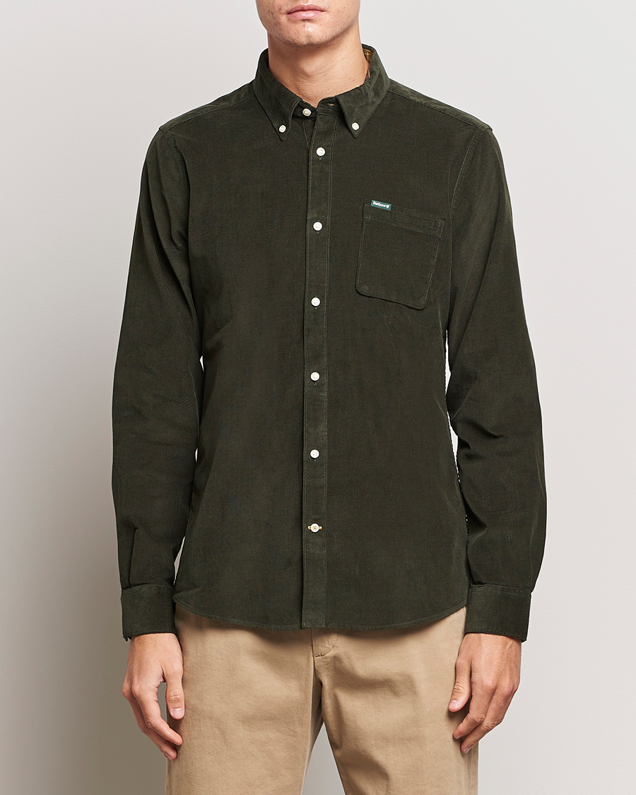 Herr | Skjortor | Barbour Lifestyle | Ramsey Corduroy Shirt Forest