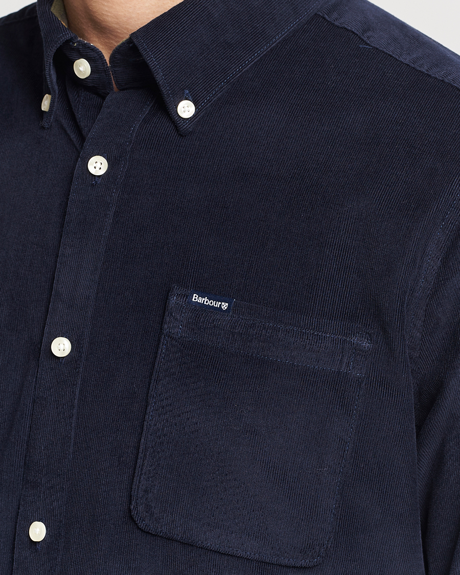 Herr | Skjortor | Barbour Lifestyle | Ramsey Corduroy Shirt Navy
