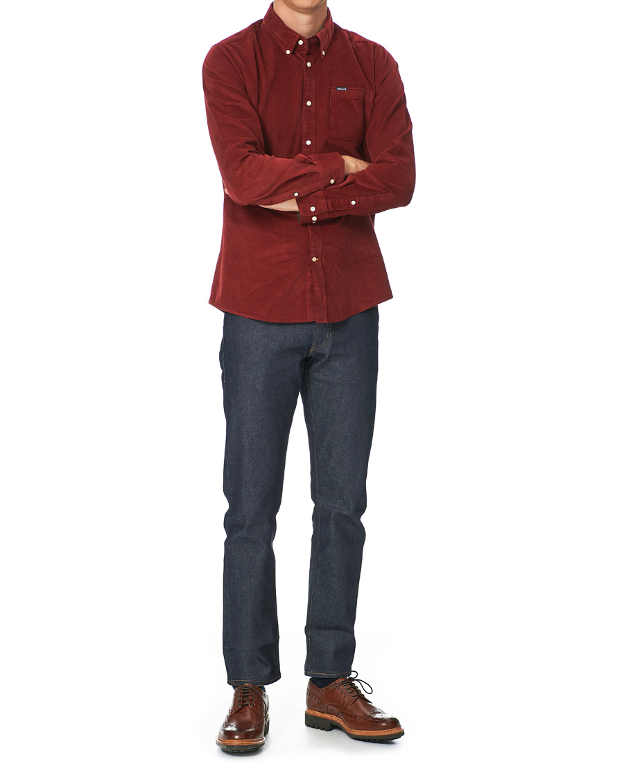 Herr | Skjortor | Barbour Lifestyle | Ramsey Corduroy Shirt Rust