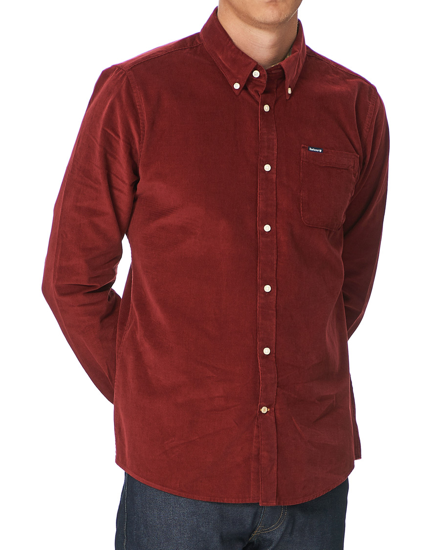 Herr | Skjortor | Barbour Lifestyle | Ramsey Corduroy Shirt Rust