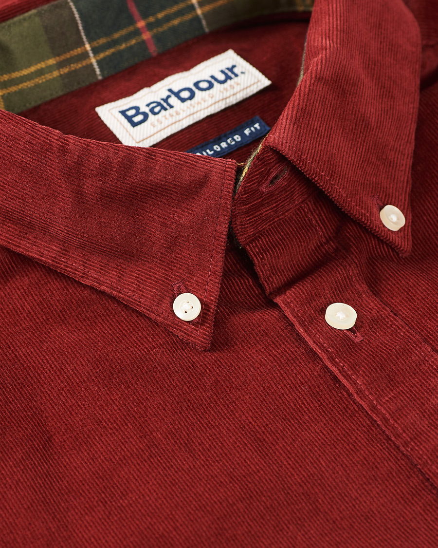 Herr | Skjortor | Barbour Lifestyle | Ramsey Corduroy Shirt Rust