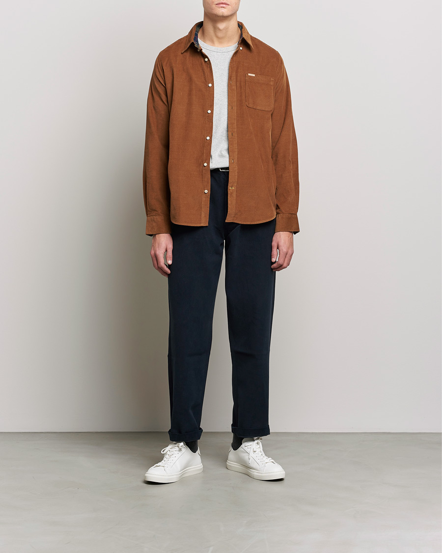 Herr | Skjortor | Barbour Lifestyle | Ramsey Corduroy Shirt Sandstone
