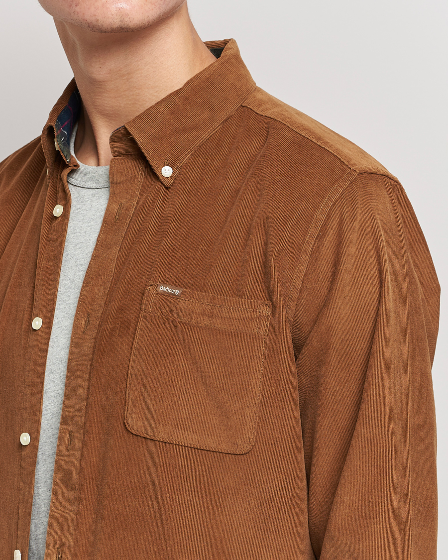 Herr | Skjortor | Barbour Lifestyle | Ramsey Corduroy Shirt Sandstone