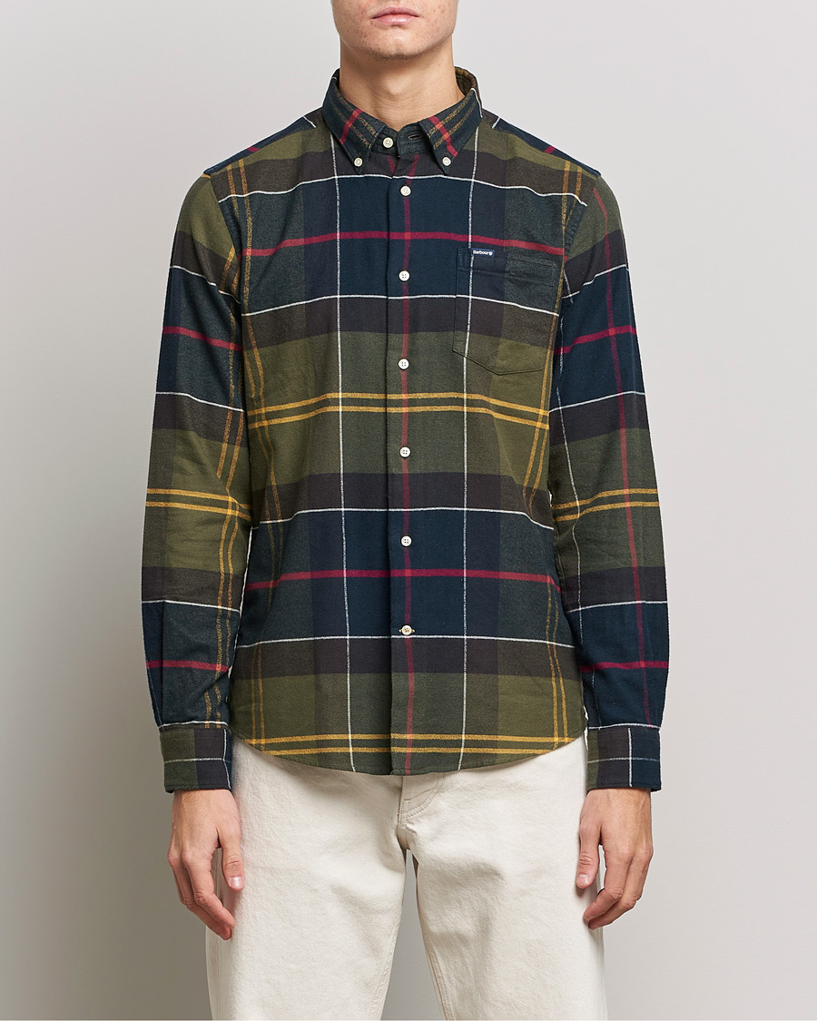 Herr | | Barbour Lifestyle | Edderton Flannel Check Shirt Classic Tartan