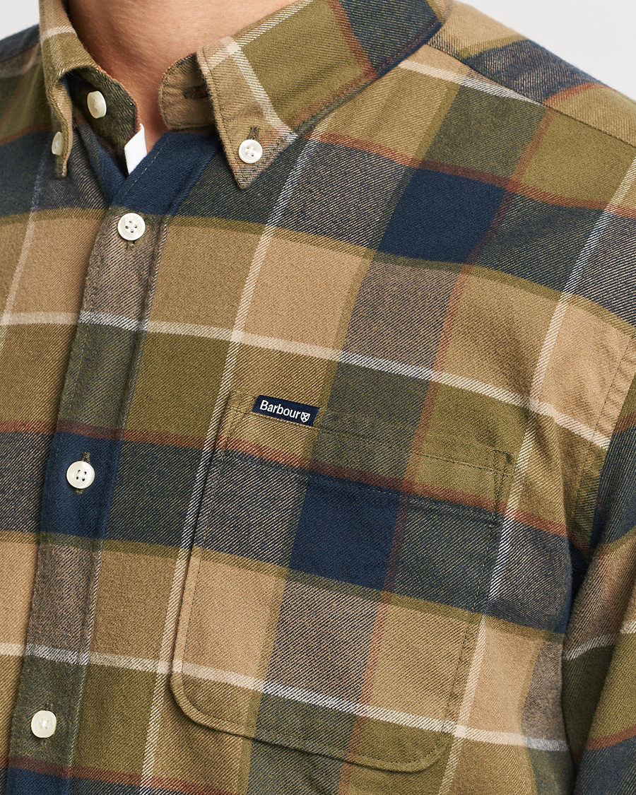 Herr | Skjortor | Barbour Lifestyle | Country Check Flannel Shirt Stone