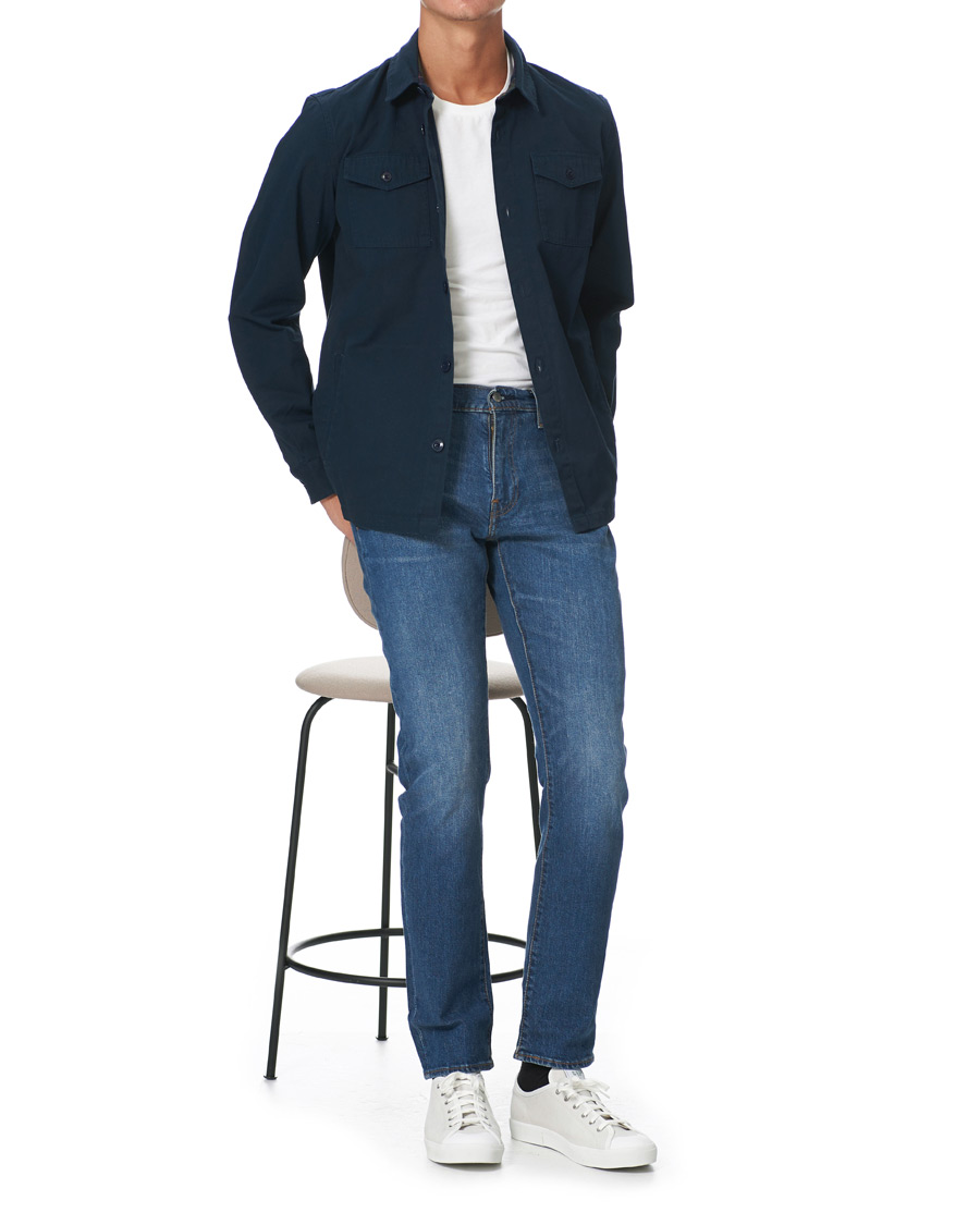 Herr | Skjortor | Barbour Lifestyle | Essential Twill Overshirt Navy