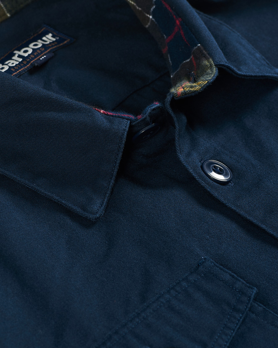 Herr | Skjortor | Barbour Lifestyle | Essential Twill Overshirt Navy