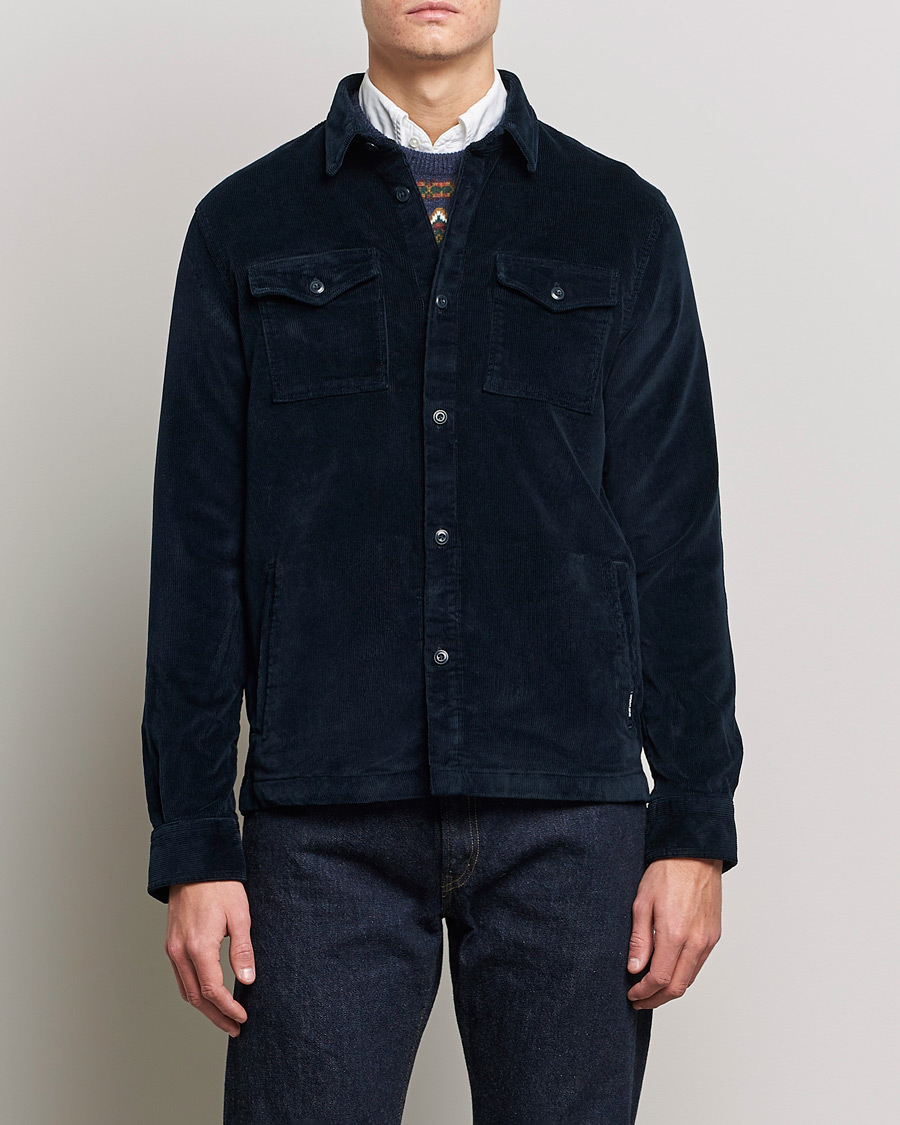 Herr | Skjortor | Barbour Lifestyle | Corduroy Overshirt Navy