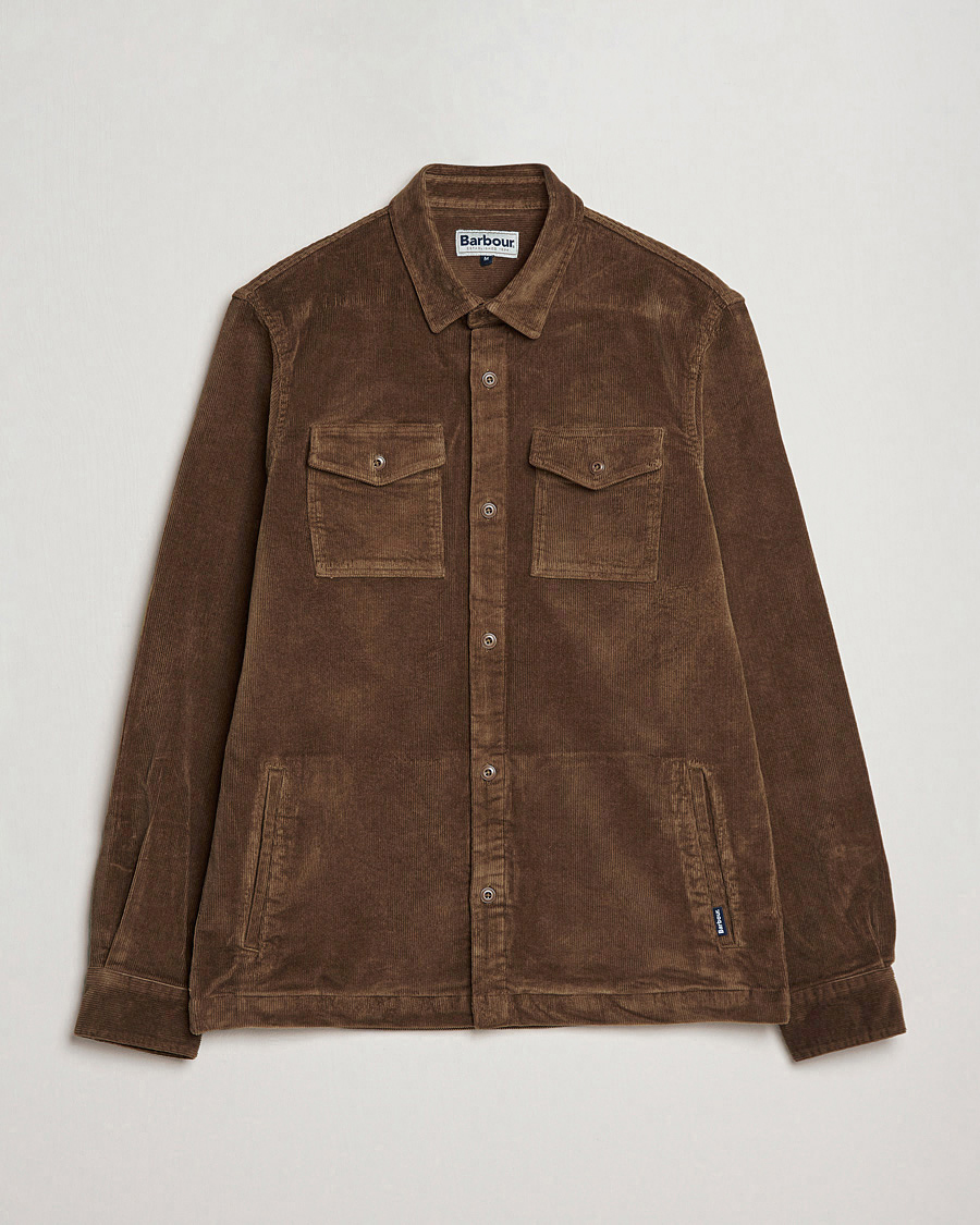Herr | Skjortor | Barbour Lifestyle | Corduroy Overshirt French Sandstone