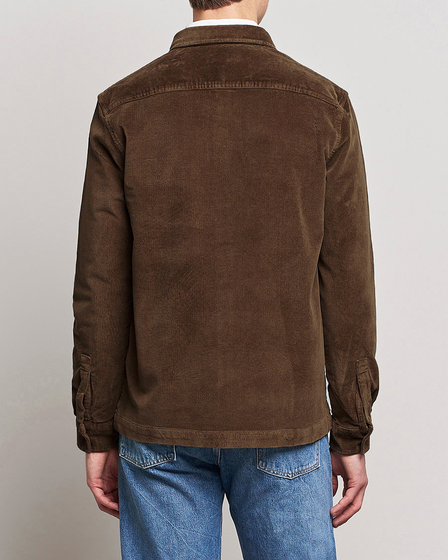 Herr | Skjortor | Barbour Lifestyle | Corduroy Overshirt French Sandstone