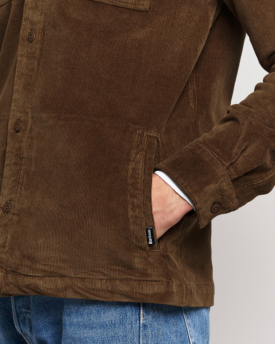 Herr | Skjortor | Barbour Lifestyle | Corduroy Overshirt French Sandstone