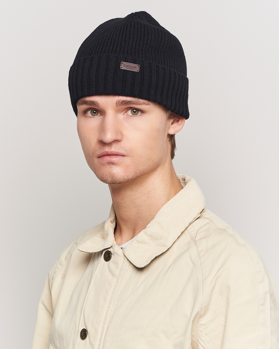 Herr | Barbour Lifestyle Carlton Wool Beanie Black | Barbour Lifestyle | Carlton Wool Beanie Black
