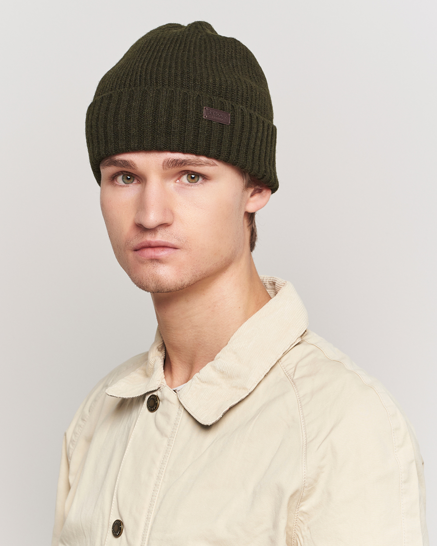 Herr | Barbour Lifestyle Carlton Wool Beanie Dark Green | Barbour Lifestyle | Carlton Wool Beanie Dark Green