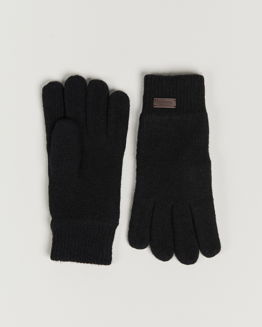 Herr | Barbour Lifestyle Carlton Wool Gloves Black | Barbour Lifestyle | Carlton Wool Gloves Black