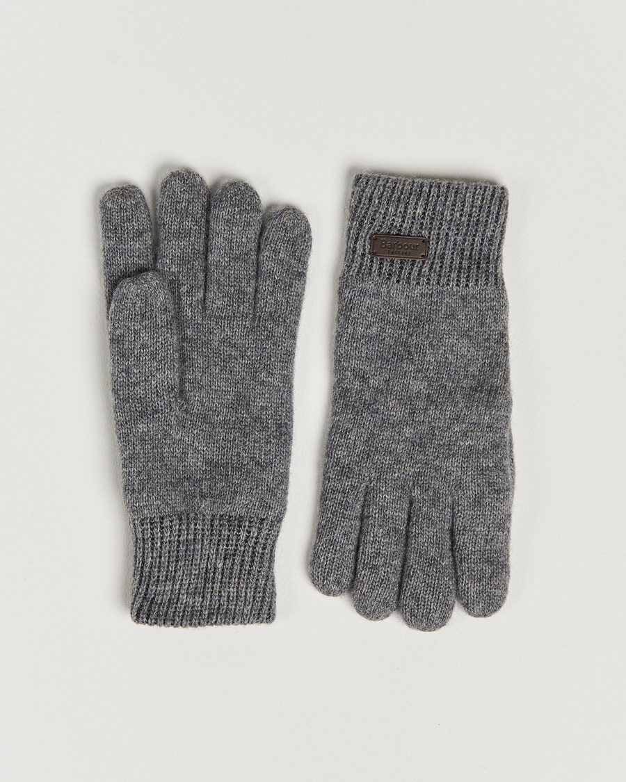 Herr | Barbour Lifestyle Carlton Wool Gloves Grey Marl | Barbour Lifestyle | Carlton Wool Gloves Grey Marl