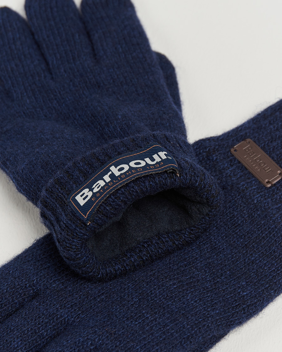 Herr | Barbour Lifestyle Carlton Wool Gloves Navy | Barbour Lifestyle | Carlton Wool Gloves Navy