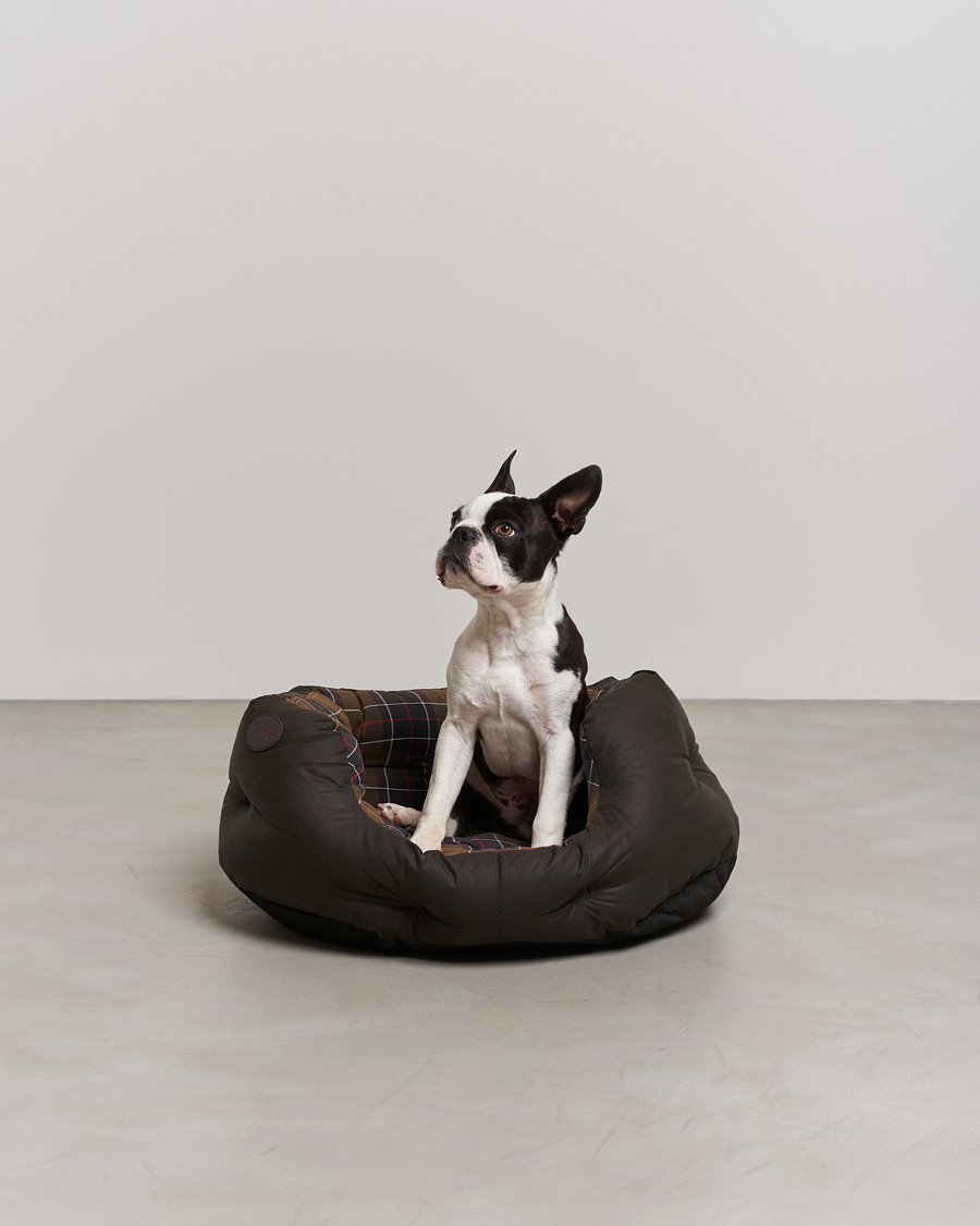 Herr |  | Barbour Lifestyle | Wax Cotton Dog Bed 24' Olive