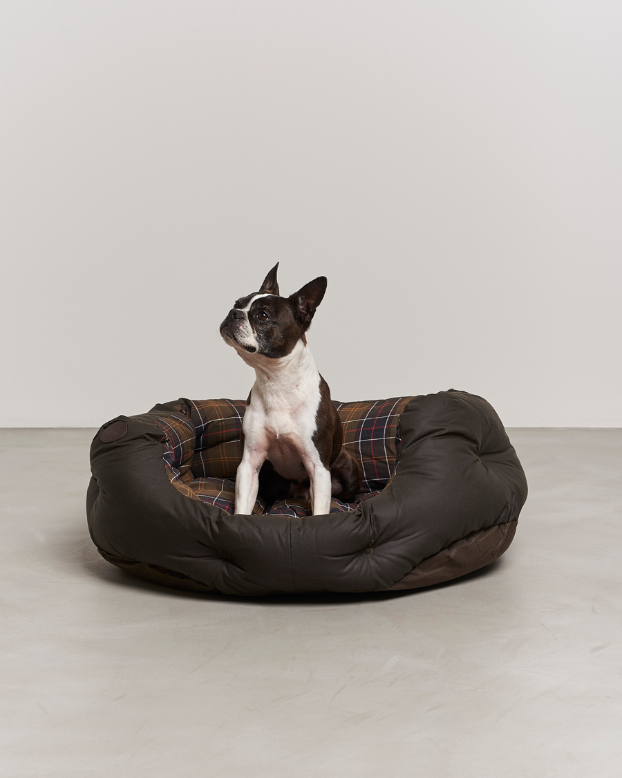 Herr |  | Barbour Lifestyle | Wax Cotton Dog Bed 30' Olive