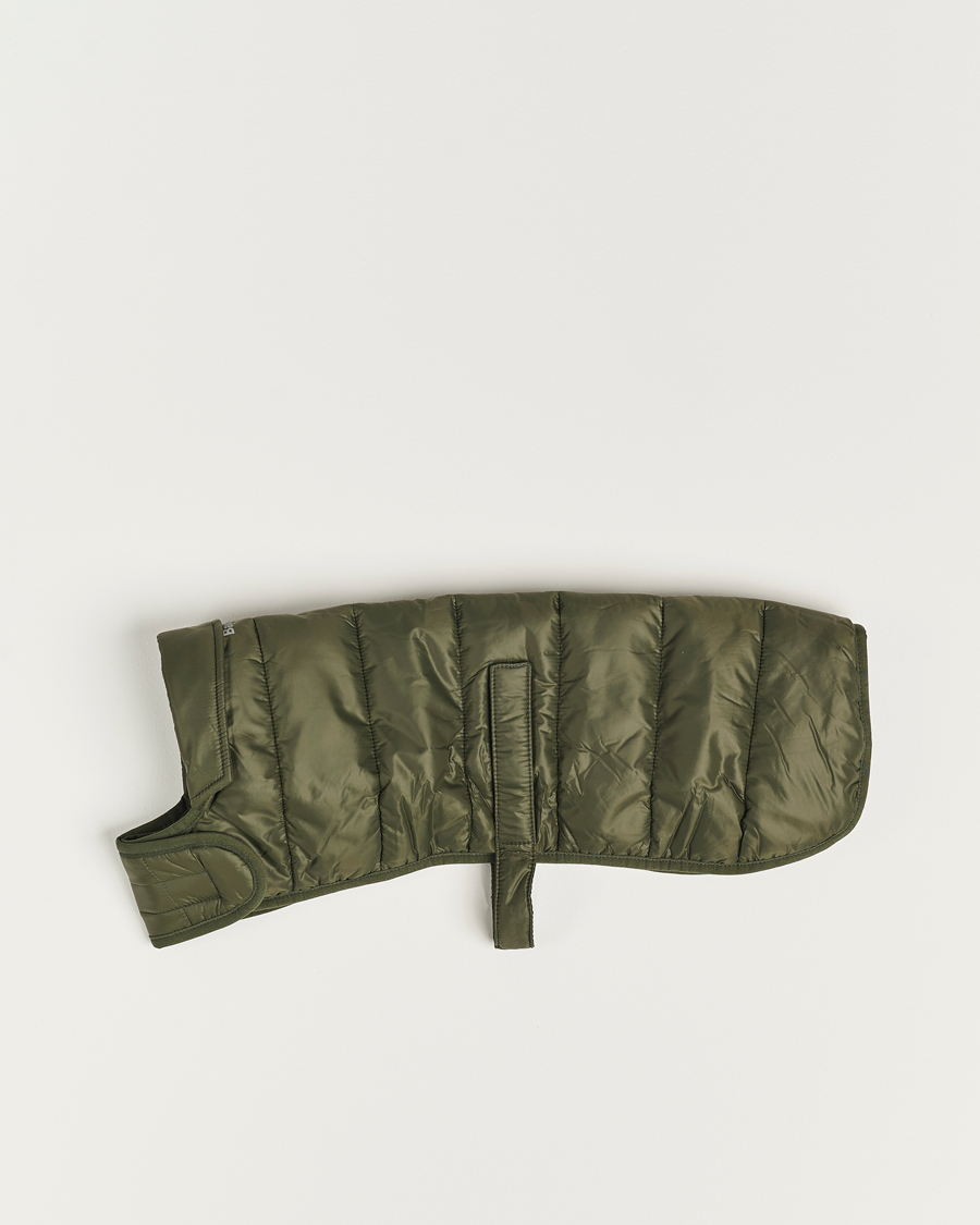 Herr | Barbour Lifestyle Baffle Quilt Dog Coat Olive | Barbour Lifestyle | Baffle Quilt Dog Coat Olive