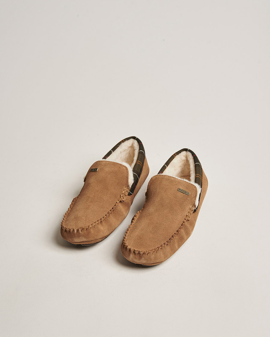 Herr | Tofflor | Barbour Lifestyle | Barbour International Monty Indoor Car Shoe Camel Suede