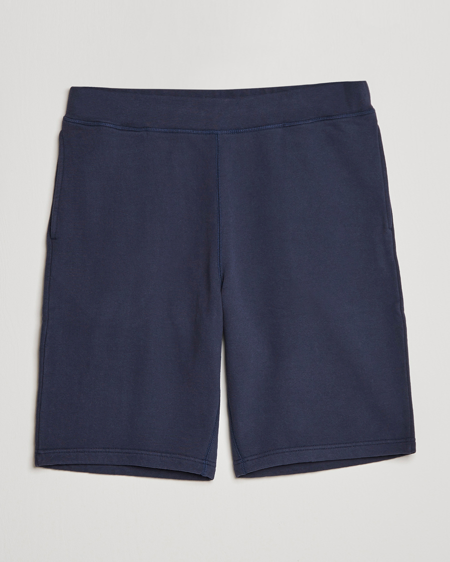 Herr | Shorts | Sunspel | Loopback Shorts Navy