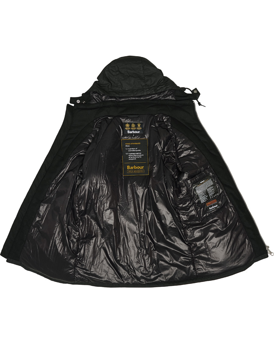 Herr | Jackor | Barbour Gold Standard | Scalpay Hunting Hooded Wax Jacket Black