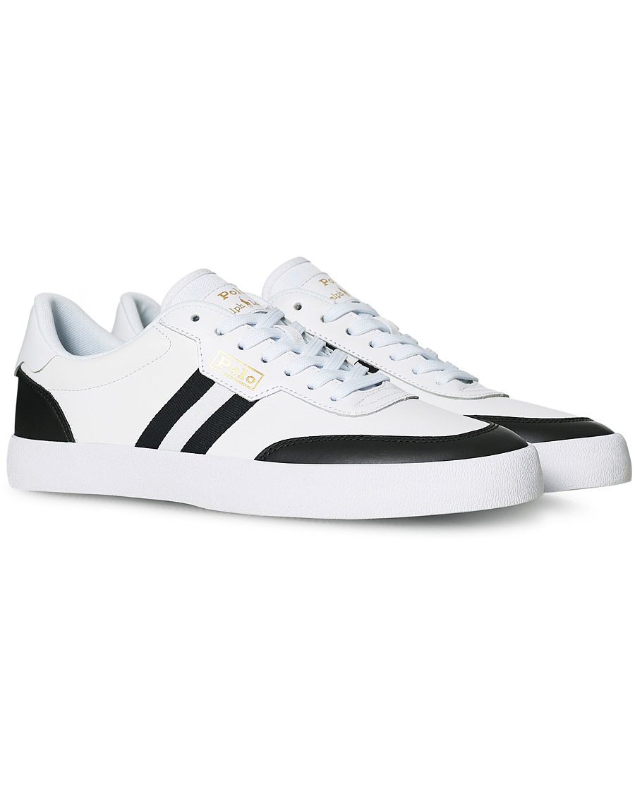 Herr | Polo Ralph Lauren Court Vulc Sneaker White/Black | Polo Ralph Lauren | Court Vulc Sneaker White/Black