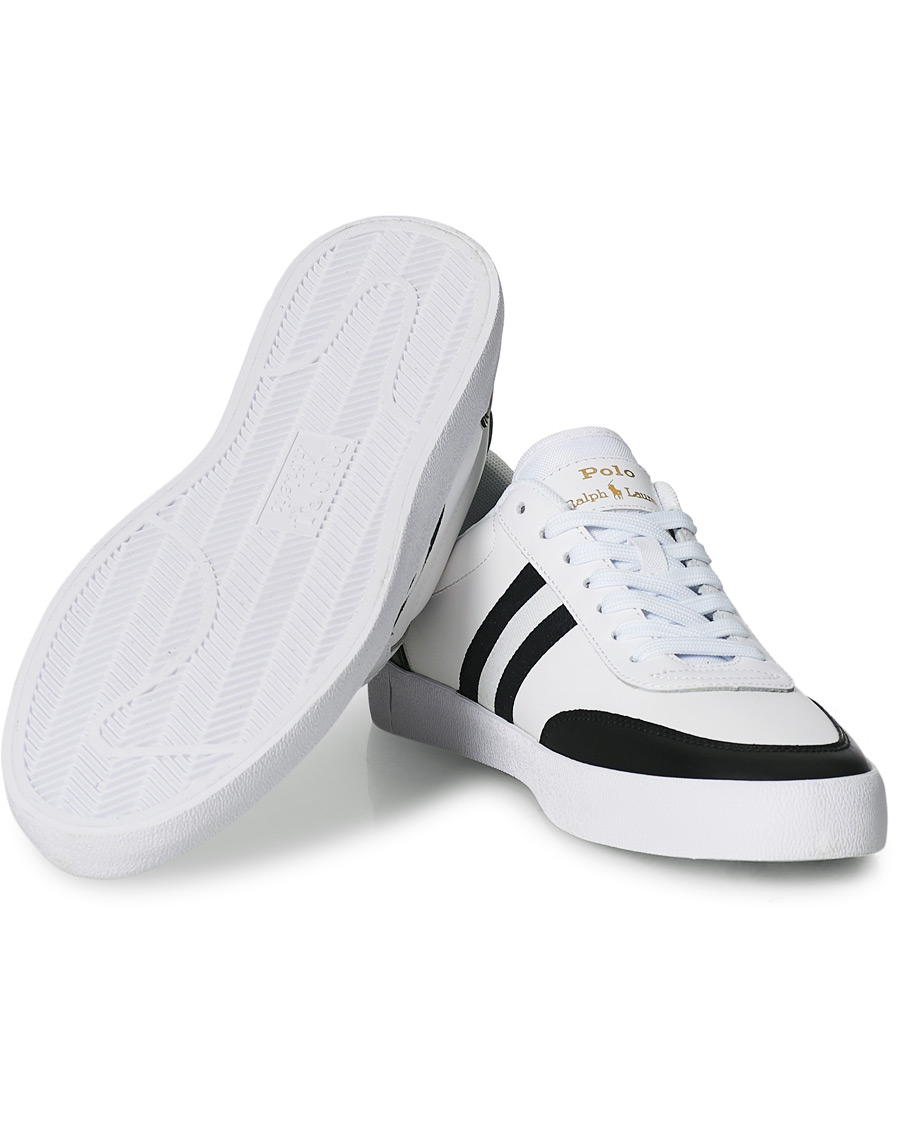 Herr | Polo Ralph Lauren Court Vulc Sneaker White/Black | Polo Ralph Lauren | Court Vulc Sneaker White/Black