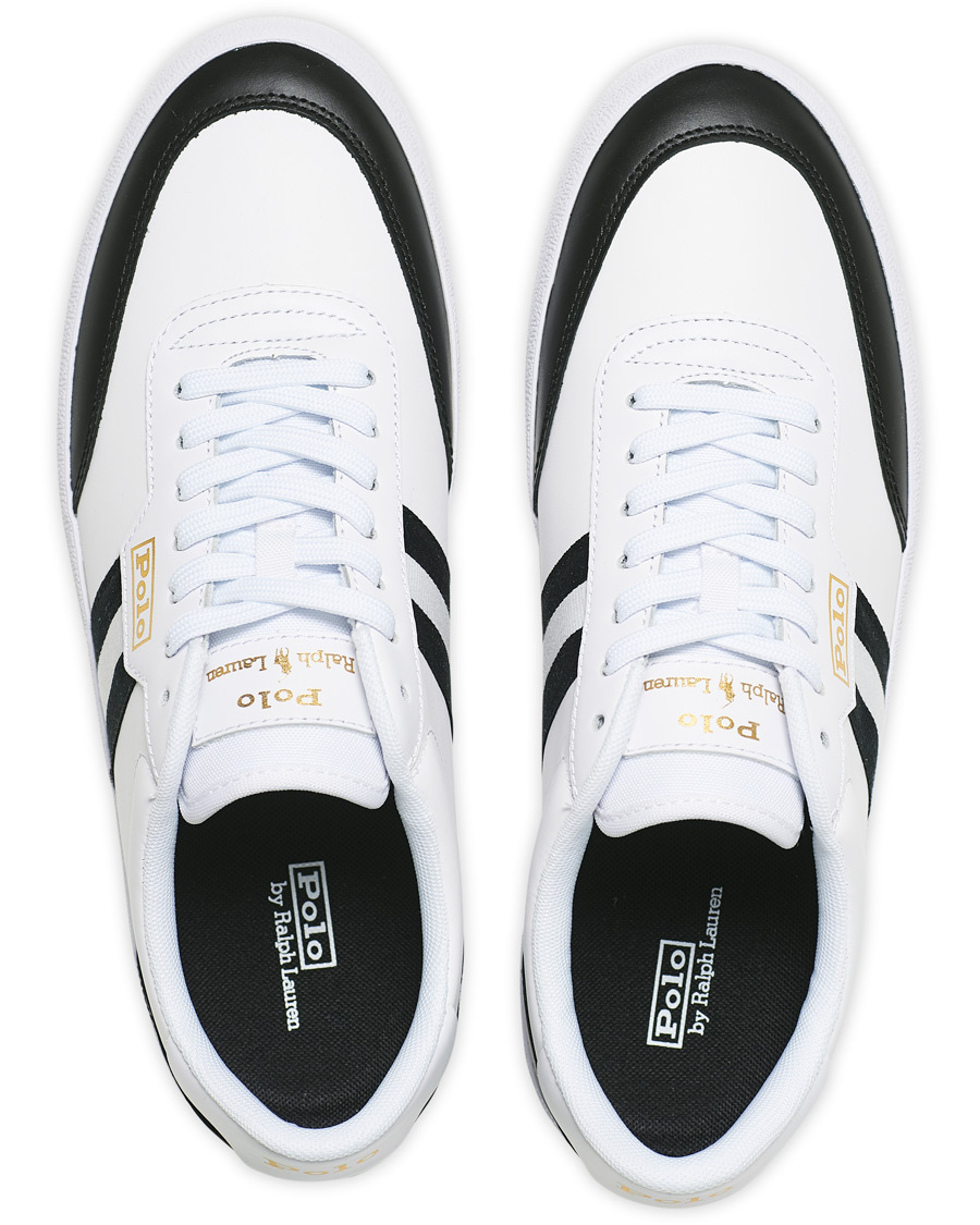 Herr | Polo Ralph Lauren Court Vulc Sneaker White/Black | Polo Ralph Lauren | Court Vulc Sneaker White/Black