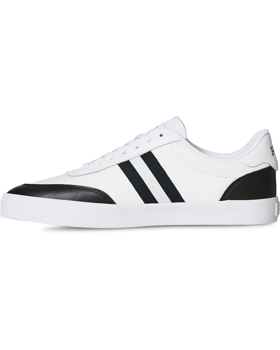 Herr | Polo Ralph Lauren Court Vulc Sneaker White/Black | Polo Ralph Lauren | Court Vulc Sneaker White/Black