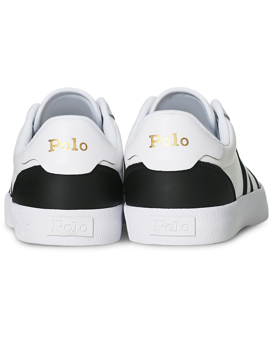 Herr | Polo Ralph Lauren Court Vulc Sneaker White/Black | Polo Ralph Lauren | Court Vulc Sneaker White/Black