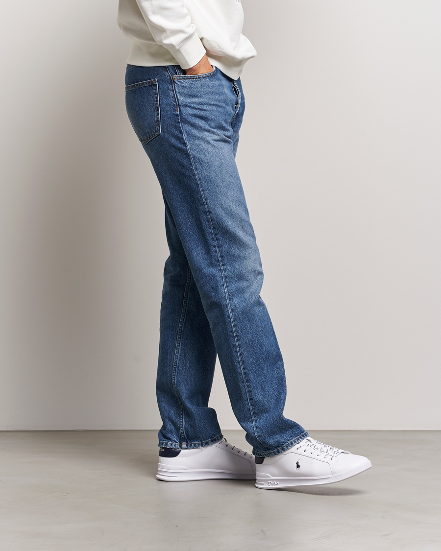 Herr | Sneakers | Polo Ralph Lauren | Heritage Court Sneakers White/Newport Navy