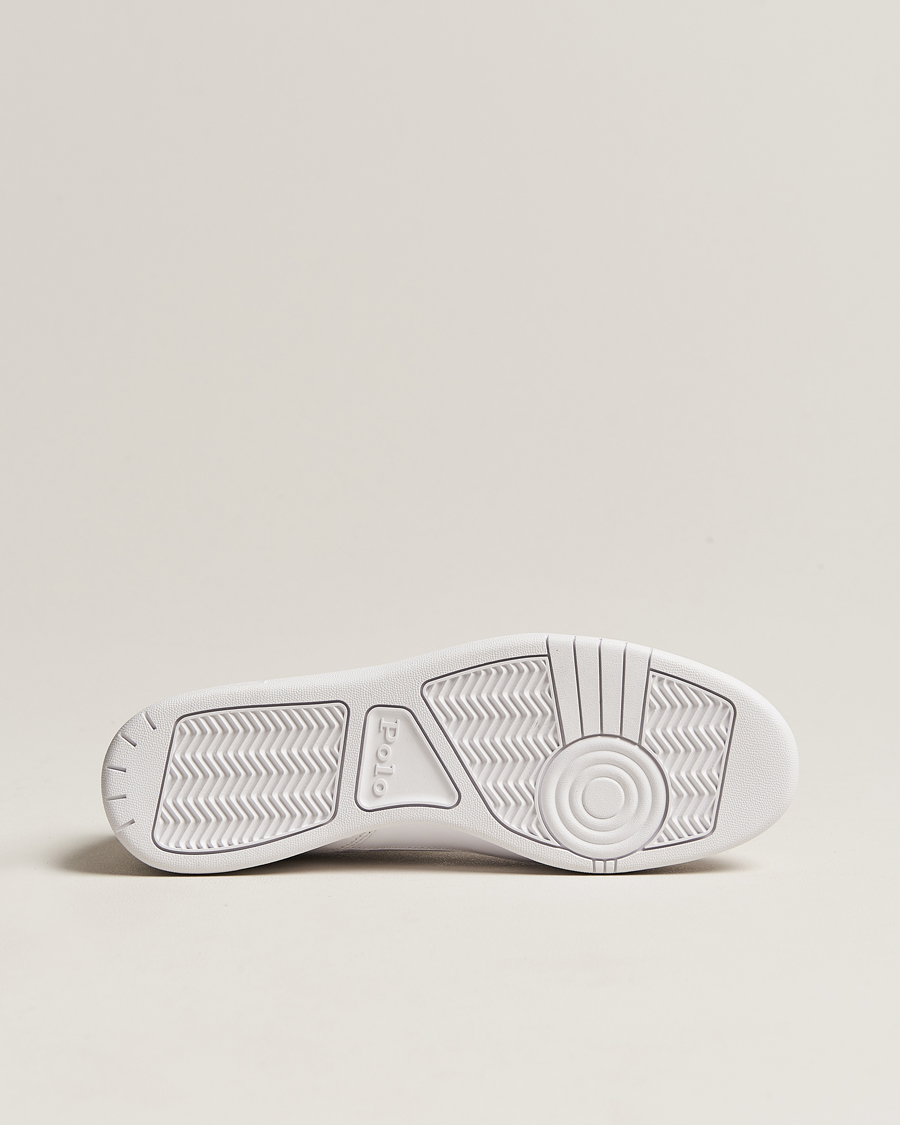Herr | Polo Ralph Lauren Court Luxury Leather Sneaker White | Polo Ralph Lauren | Court Luxury Leather Sneaker White