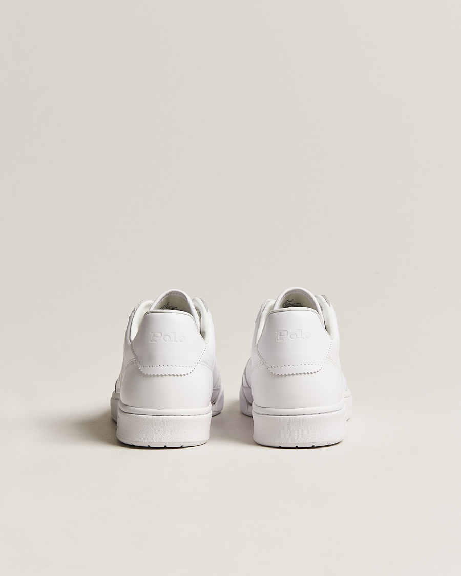 Herr | Polo Ralph Lauren Court Luxury Leather Sneaker White | Polo Ralph Lauren | Court Luxury Leather Sneaker White