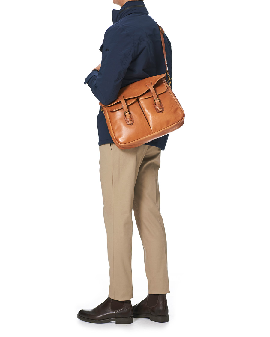 Herr | Polo Ralph Lauren Leather Duffle Bag Natural | Polo Ralph Lauren | Leather Duffle Bag Natural