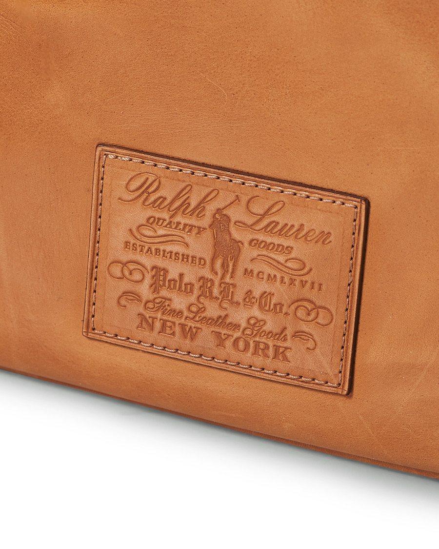 Herr | Polo Ralph Lauren Leather Duffle Bag Natural | Polo Ralph Lauren | Leather Duffle Bag Natural