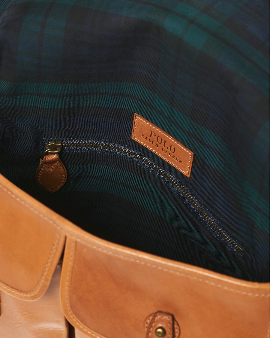 Herr | Polo Ralph Lauren Leather Duffle Bag Natural | Polo Ralph Lauren | Leather Duffle Bag Natural