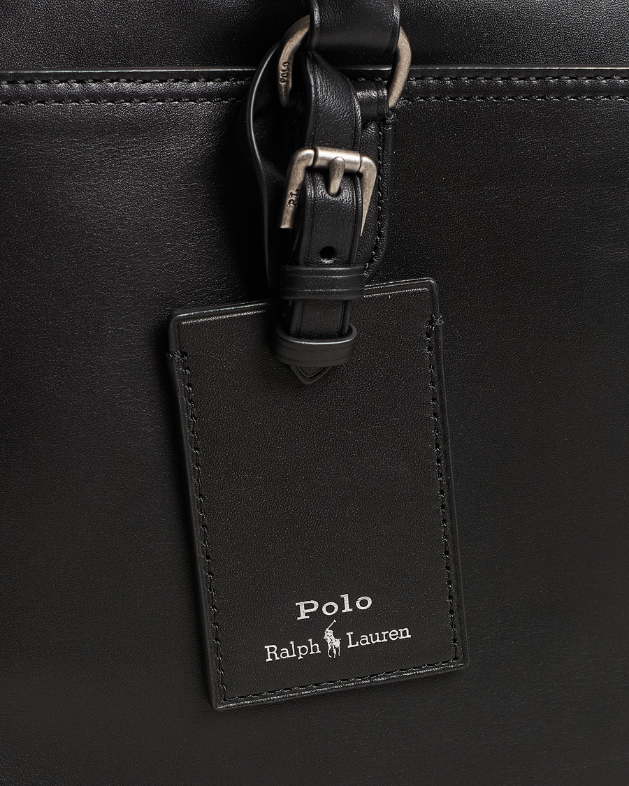 Herr | Polo Ralph Lauren Leather Briefcase Black | Polo Ralph Lauren | Leather Briefcase Black