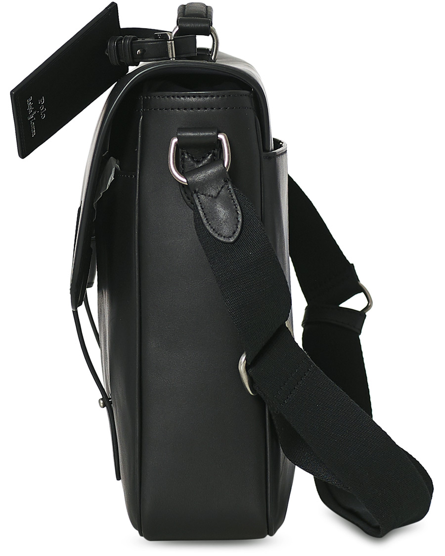 Herr | Polo Ralph Lauren Messenger Bag Black Leather | Polo Ralph Lauren | Messenger Bag Black Leather
