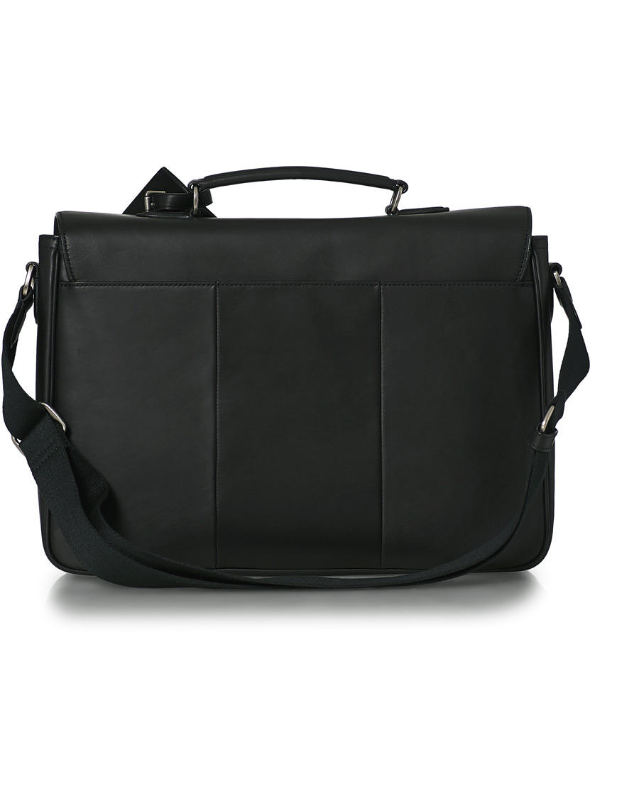 Herr | Polo Ralph Lauren Messenger Bag Black Leather | Polo Ralph Lauren | Messenger Bag Black Leather