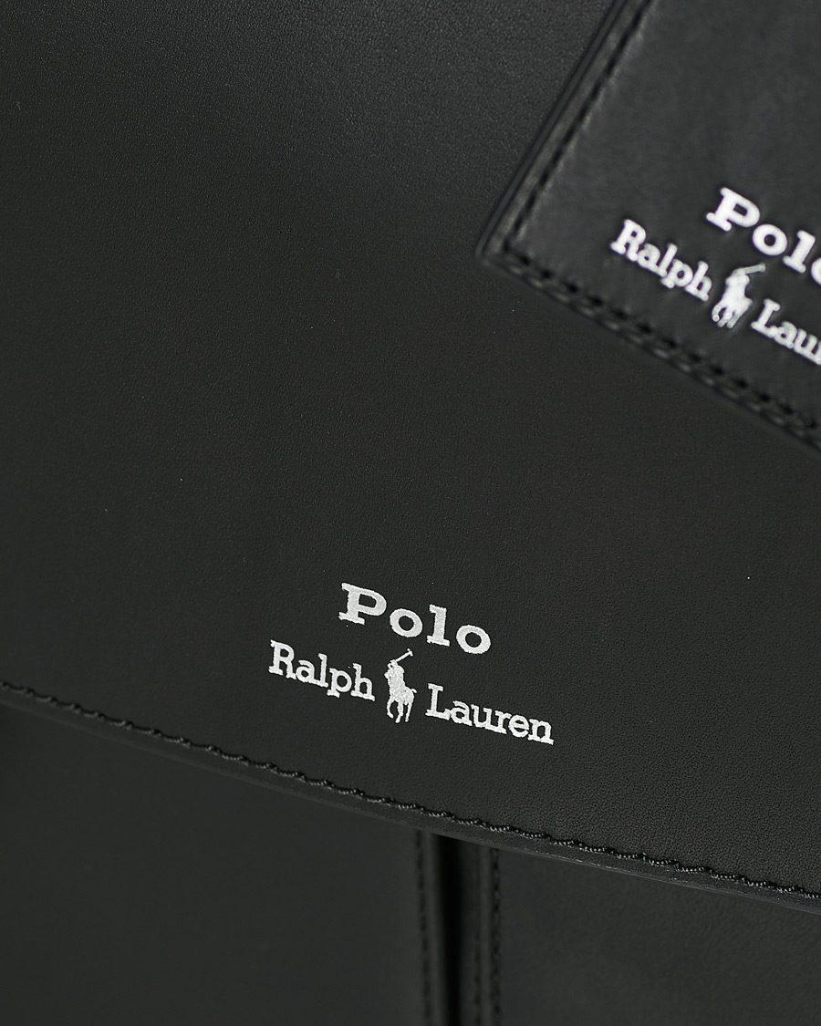 Herr | Polo Ralph Lauren Messenger Bag Black Leather | Polo Ralph Lauren | Messenger Bag Black Leather