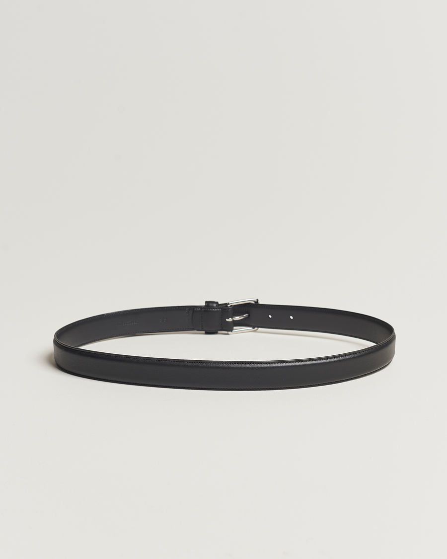 Herr | Släta bälten | Polo Ralph Lauren | Leather Belt Black