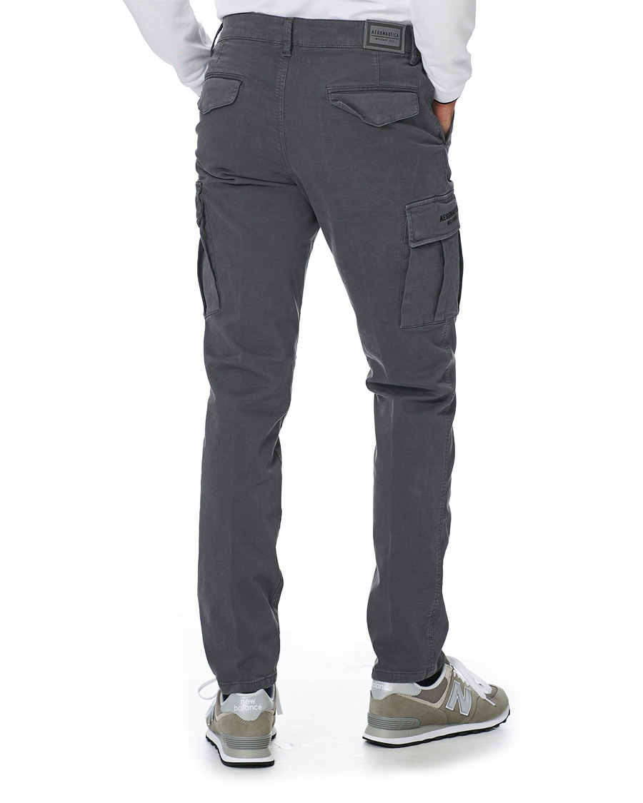 Herr | Byxor | Aeronautica Militare | Cargo Trousers Grigio Medio